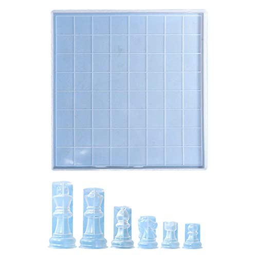 Silikon Schachstück Stückform Schachharz Form Set Schach Brettspiel Schimmel Silikon Handherstellung Vorräte Für Kunsthandwerk Silikon Schachstück Stückform Schachharz Form Set Schach Brettspiel Schimmel Silikon Handherstellung Vorräte Für Kunsthandwerk von HVRFJXI