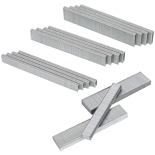 HW HAMWOO 18 Gauge, 4200 Stück, 1/4 Zoll schmale Krone Heftklammern (1/2 Zoll, 18GA Nagelpistole Nägel Sortiert, S Geeignet für die meisten pneumatischen und elektrischen Nagler von 18 Gauge HW HAMWOO 18 Gauge, 4200 Stück, 1/4 Zoll schmale Krone Heftklammern (1/2 Zoll, 18GA Nagelpistole Nägel Sortiert, S Geeignet für die meisten pneumatischen und elektrischen Nagler von 18 Gauge von HW HAMWOO