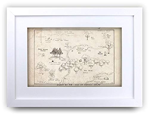 HWC Trading FR Winnie Puuh-Druck für Kinderzimmer, A4, gerahmt, Karte, A3 HWC Trading FR Winnie Puuh-Druck für Kinderzimmer, A4, gerahmt, Karte, A3 von HWC Trading