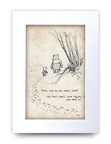 HWC Trading FR Winnie Puuh-Druck für Kinderzimmer, A4, gerahmt, Zauber (ungerahmt), A4 von HWC Trading