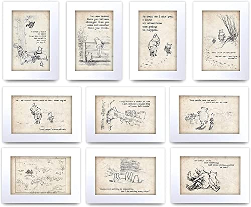 HWC Trading Winnie the Pooh Alle 10 Sammlung von Unframed A4 gedruckt Zitat Kinderzimmer Baby Duscheck Geschenke New Born Schlafzimmer Geschenk drucken Fotobildanzeige drucken HWC Trading Winnie the Pooh Alle 10 Sammlung von Unframed A4 gedruckt Zitat Kinderzimmer Baby Duscheck Geschenke New Born Schlafzimmer Geschenk drucken Fotobildanzeige drucken von HWC Trading