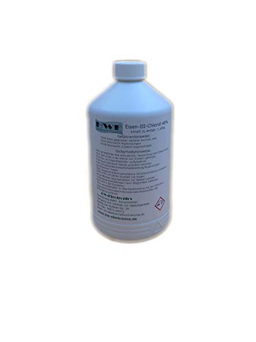 Ätzmittel Eisen-III-Chlorid (Eisen3Chlorid) 40% (1L) von HWE