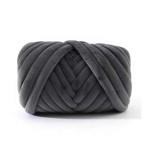 Armstrickgarn, 1 kg, super Samt, grobes Garn, dick, sperrig, riesiger Faden, weiße Tasche zum Handstricken, gewebt, DIY, Arm, weich, große Decke, Teppich (Farbe: 28) von HWJFDC