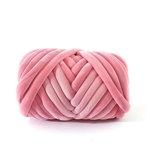 Armstrickgarn, 1 kg, super Samt, grobes Garn, dick, sperrig, riesiger Faden, weiße Tasche zum Handstricken, gewebt, DIY, Arm, weich, große Decke, Teppich (Farbe: 4) von HWJFDC