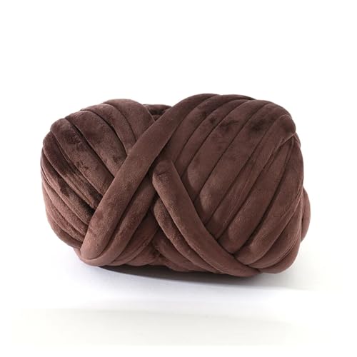 Armstrickgarn, 1 kg, super Samt, grobes Garn, dick, sperrig, riesiger Faden, weiße Tasche zum Handstricken, gewebt, DIY, Arm, weich, große Decke, Teppich (Farbe: 8) von HWJFDC