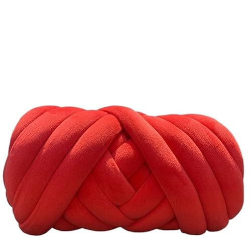 Chunky Yarn 250 g Samt, super dick, for Selbermachen, klobiges Garn, Watte, Schlauch, Häkelgarn, sperriger Arm, Roving, Strickdecke, Handspinngarn, Knäuel (Color : 10) von HWJFDC