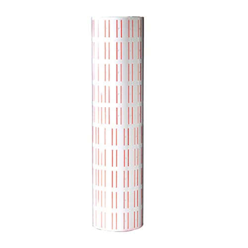 10 Rollen 6000 Stücke Etikettpapier für MX-5500 Preis Gun Labeller-Office Supermarkt Bibliothek Vorräte (1, 17 in) von HWXZUUO