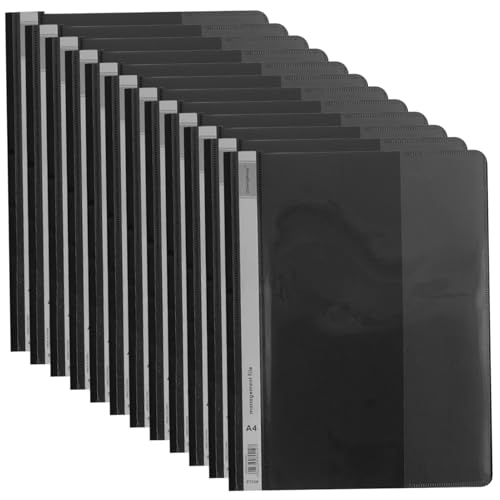 12 PCS A4 Displayordner, PP Black Project -Ordner, tragbare Präsentationsordner, leichte A4 -Projekt, Klassifizierungsdisplayhalter für die Büroschule Home -Folde 12 PCS A4 Displayordner, PP Black Project -Ordner, tragbare Präsentationsordner, leichte A4 -Projekt, Klassifizierungsdisplayhalter für die Büroschule Home -Folde von HWXZUUO