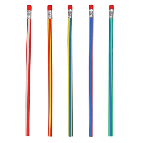 HWXZUUO Flexible Stifte weiche Biedestifte mit Radiergummi für Schüler Kinder kreative stationäre Versorgung 50 Stcs Soft HWXZUUO Flexible Stifte weiche Biedestifte mit Radiergummi für Schüler Kinder kreative stationäre Versorgung 50 Stcs Soft von HWXZUUO