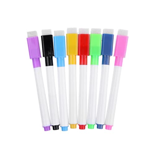 HWXZUUO Whiteboard -Stifte löschbare Marker White Board Marker Stift mit Radiergummi -Büroschule 8PCS HWXZUUO Whiteboard -Stifte löschbare Marker White Board Marker Stift mit Radiergummi -Büroschule 8PCS von HWXZUUO