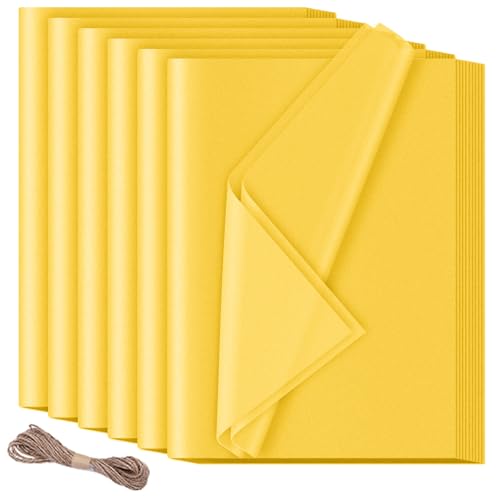 60 Blatt Seidenpapier Verpackungsmaterial, 50x70 cm Geschenkpapier Gelb, HXJDAM Seidenpapier Gelb, Tissue Paper für Geschenkverpackungen Füller, Kunsthandwerk, Geburtstag, Halloween 60 Blatt Seidenpapier Verpackungsmaterial, 50x70 cm Geschenkpapier Gelb, HXJDAM Seidenpapier Gelb, Tissue Paper für Geschenkverpackungen Füller, Kunsthandwerk, Geburtstag, Halloween von HXJDAM