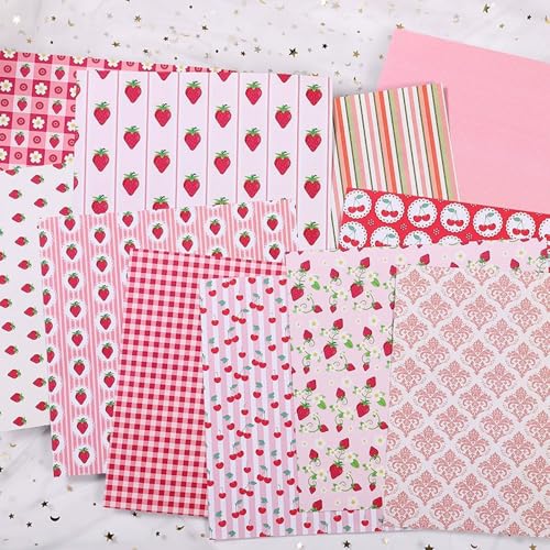 HXMIN Scrapbook-Papier mit Blumenmuster, 20 Blatt, 20 Blatt, 135 g/m², dekoratives Bastelpapier für Kartenherstellung, Geschenkverpackung, Fotoalbum von HXMIN