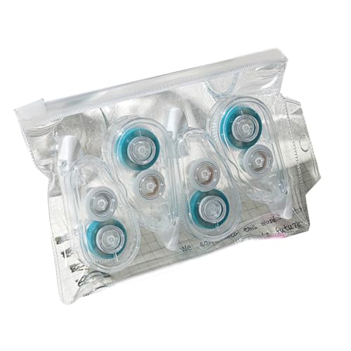 Doppelseitiges Klebeband, Klebepunkte, Klebeband, Scrapbooking, Kleberoller, Schule, Bürobedarf für Studenten, 4 Stück von HXNH