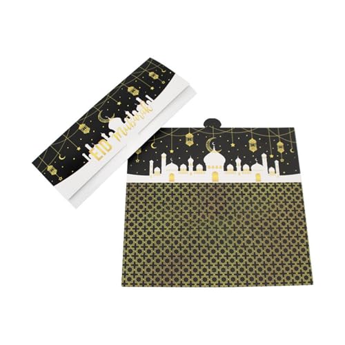 Elegante Geldhalter Karten für Familie und Freunde, Islamiker, Feierkarten für Kinder, Teenager, Erwachsene, Partyzubehör, 50 Stück von HXNH