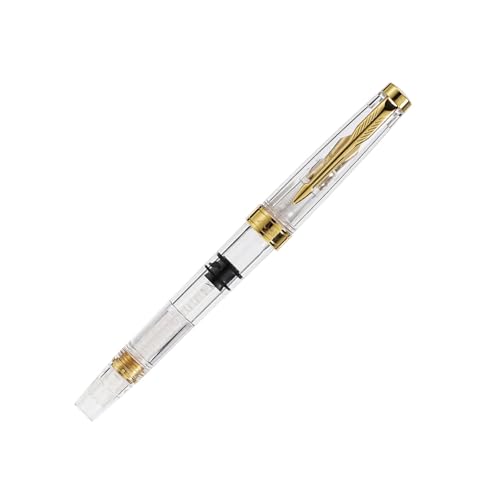 HXNH Klarer Füllfederhalter, Kalligraphie-Stift, Geschäft, glattes Schreiben, praktisches Unterzeichnen, Schule, Bürobedarf, Schreibwaren, Schreibwaren, Büro, Schulbedarf von HXNH
