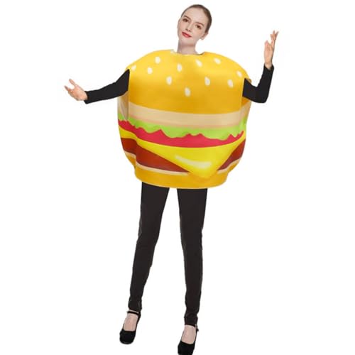 HXNH Lustiges Kostüm-Outfit für Erwachsene, Kuchen, Pizza, Brot, Hamburger, Cosplay-Kostüm für Männer und Frauen, Geburtstag, Weihnachten, Cosplay, Party, lustiges Kostüm für Veranstaltung HXNH Lustiges Kostüm-Outfit für Erwachsene, Kuchen, Pizza, Brot, Hamburger, Cosplay-Kostüm für Männer und Frauen, Geburtstag, Weihnachten, Cosplay, Party, lustiges Kostüm für Veranstaltung von HXNH