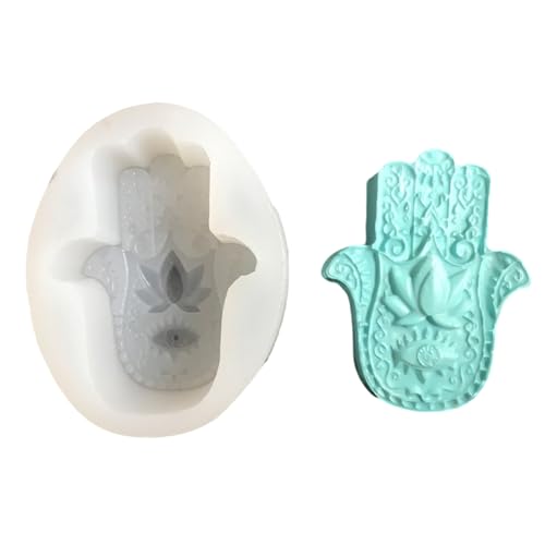 Handförmige Blumen-Silikonformen für Epoxidharz, Seifenherstellung, Gips-Silikonformen für Heimdekoration von HXNH
