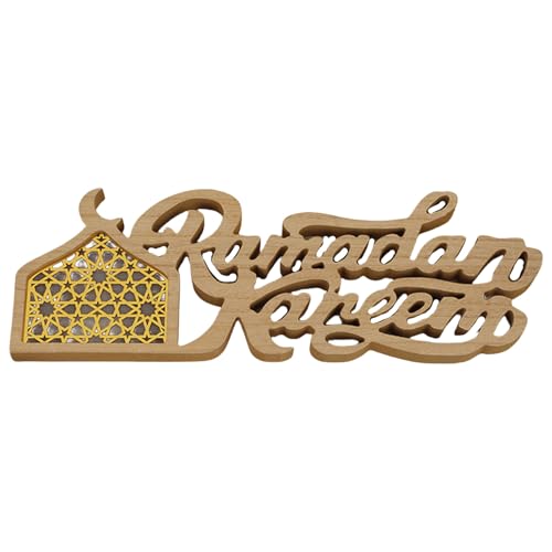 Hohle Alphabete und Mond-Dekoration für Wohnzimmer oder Esstisch, Buchstabenskulptur, Ornament, Urlaubszubehör, Esstisch, Eid-Dekoration Hohle Alphabete und Mond-Dekoration für Wohnzimmer oder Esstisch, Buchstabenskulptur, Ornament, Urlaubszubehör, Esstisch, Eid-Dekoration von HXNH