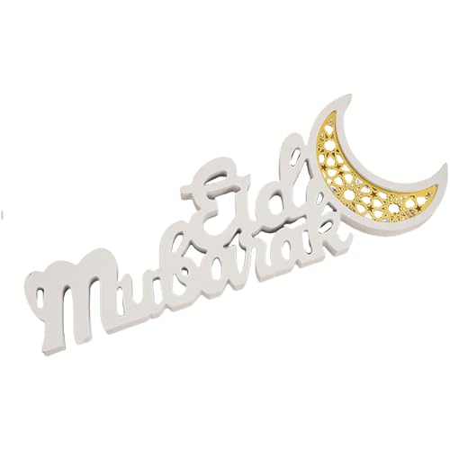 Hohle Alphabete und Mond-Dekoration für Wohnzimmer oder Esstisch, Buchstabenskulptur, Ornament, Urlaubszubehör, Esstisch, Eid-Dekoration Hohle Alphabete und Mond-Dekoration für Wohnzimmer oder Esstisch, Buchstabenskulptur, Ornament, Urlaubszubehör, Esstisch, Eid-Dekoration von HXNH