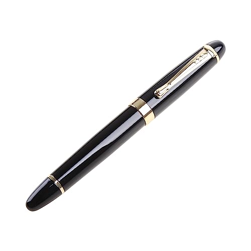 Jinhao X450 Füllfederhalter, schwarze Feder und goldfarbener Rand Jinhao X450 Füllfederhalter, schwarze Feder und goldfarbener Rand von HXNH