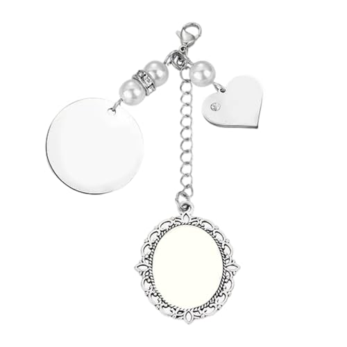 Praktischer Fotorahmen-Anhänger, Foto-Charm-Halter, modisches Zubehör für Brautstrauß, Dekoration und Handwerk, Brautschmuck, oval, Gedenkanhänger Praktischer Fotorahmen-Anhänger, Foto-Charm-Halter, modisches Zubehör für Brautstrauß, Dekoration und Handwerk, Brautschmuck, oval, Gedenkanhänger von HXNH