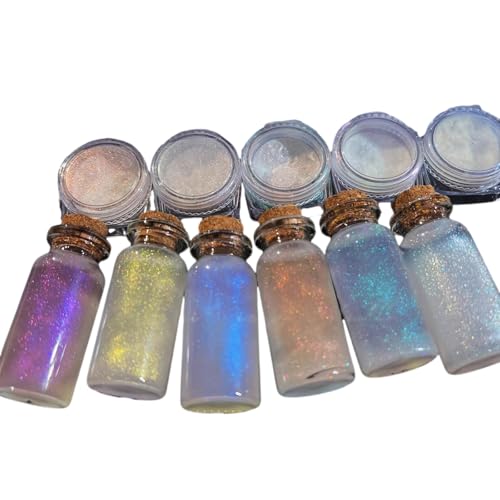 Robuster Glimmer, staubdicht, Aurora-Effekt, Pigment, tragbare Designs für Kunstprojekte, Schmuckherstellung, Perlglanz Robuster Glimmer, staubdicht, Aurora-Effekt, Pigment, tragbare Designs für Kunstprojekte, Schmuckherstellung, Perlglanz von HXNH