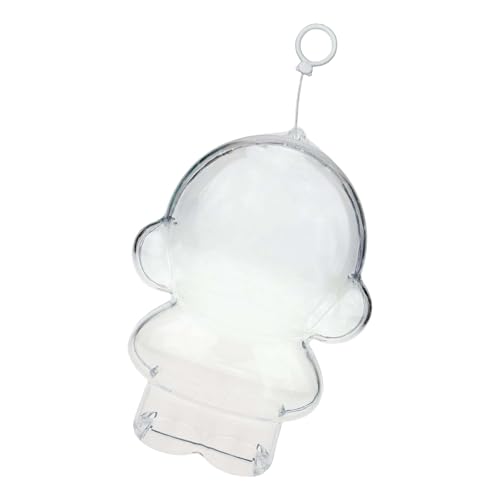 Transparente Acryl-Figuren-Vitrine mit Silikonkette für 15,2 cm hohe Plüschpuppe, staubdichte Plüschpuppe, transparente Tragetasche, Schutz Transparente Acryl-Figuren-Vitrine mit Silikonkette für 15,2 cm hohe Plüschpuppe, staubdichte Plüschpuppe, transparente Tragetasche, Schutz von HXNH