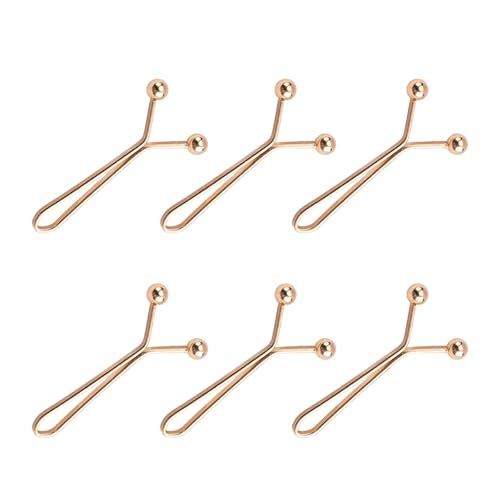 Wiederverwendbarer Taillenmieder mit Clip, Legierung, Taillenstraffer, Jeansknöpfe, Pin für verschiedene Kleidungsstile, 6 Stück von HXNH