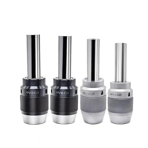 1 stück C25 APU Gerade Schaft Cutter Schaft C25 Apu13 Apu16 einteiliges Selbst anziehen Bohrfutter Fräsen Maschine Werkzeug Halter Spindel(B Type,C25-APU13) von HXSMOZ
