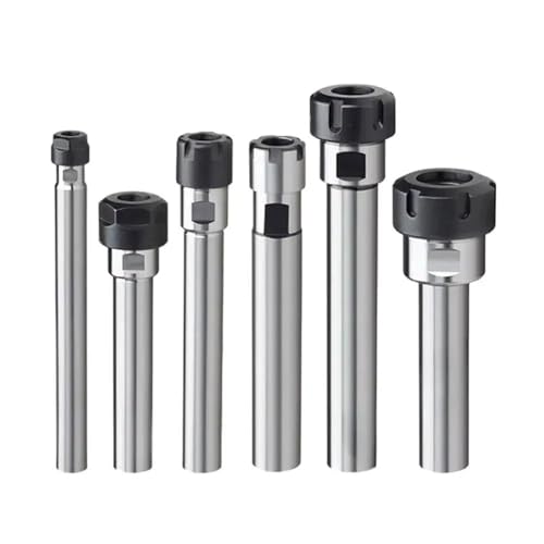 HXSMOZ 1 stück C8 C10 C12 C16 C20 C25 C32 ER8 ER11 ER16 ER20 ER25 ER32 100 150L Spannzangenhalter CNC Fräsen Verlängern Werkzeug ER Verlängerungsstange(A Nut,C10-ER11-150L) von HXSMOZ