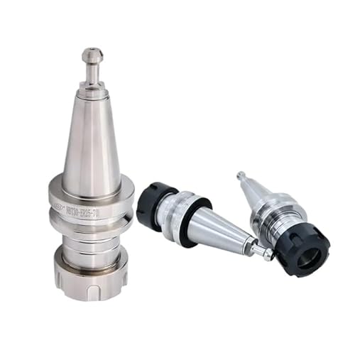 HXSMOZ 1 stück NBT30 Spannfutter Keyless Tools ER16 ER20 ER25 ER32 GER SK10 SK16 Spannzange CNC Spindel Drehmaschine Werkzeughalter Dynamische Balance G2.5 30000 U/min(Steel,NBT30-ER20-70L) von HXSMOZ