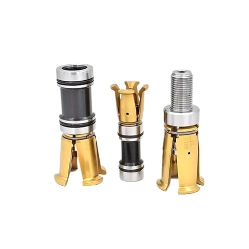 HXSMOZ 1PC BT30 BT40 BT50 Spindel Klaue 4 Klappen Ziehen Klaue Externe Interne Gewinde 45 Grad Klemme Drehmaschine Werkzeug FräsenCNC Maschine Zentrum(Internal Thread,BT40 45 Degrees) von HXSMOZ