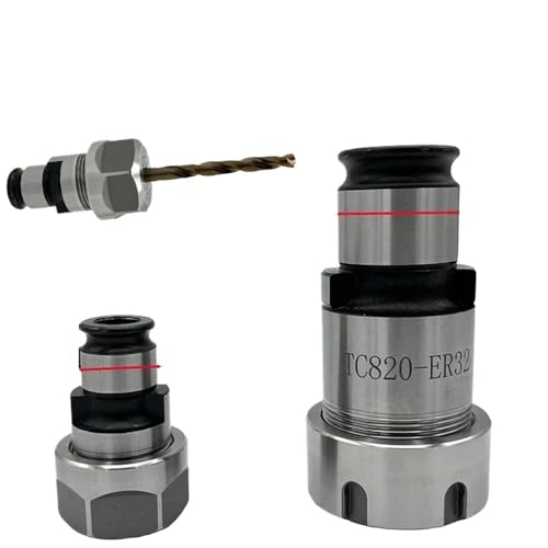 HXSMOZ 1pc GT24 TC820 GT12 Gewindeschneidfutter ER20 ER32 ER25 GT24 Spannzange Schnellwechselbohrer Gewindeschneidmaschine Bohrer(GT12-ER20A) von HXSMOZ