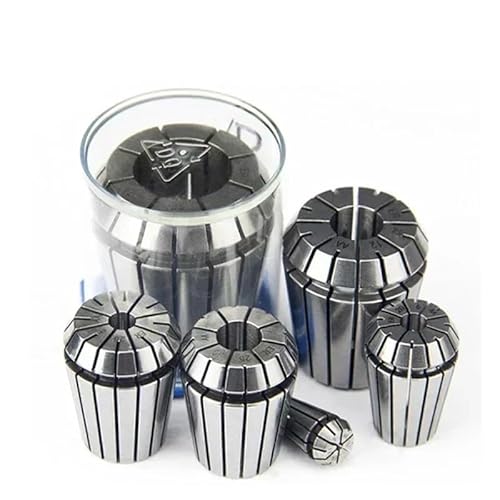 HXSMOZ ER40 ER32 ER25 Set Federspannzange AAA 0,003 mm for CNC-Fräswerkzeughalter Graviermaschine Metall-Aluminium-Box(Accuracy 0.003mm(UP),ER32-18PCS) von HXSMOZ