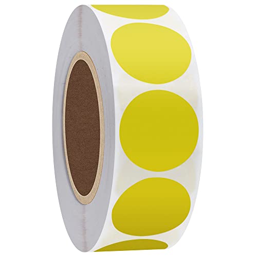 Hylabelest Etiketten, Aufkleber zur Farbcodierung, Papier, rund, selbstklebend, 25 mm, Gelb, 1.000 Stück pro Rolle 1 roll gelb Hylabelest Etiketten, Aufkleber zur Farbcodierung, Papier, rund, selbstklebend, 25 mm, Gelb, 1.000 Stück pro Rolle 1 roll gelb von HYBSK