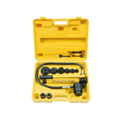 HYDRAFORE Blechlocher, Metalllocher, 10 Löcher, 22 mm, Edelstahl, Gelb von HYDRAFORE