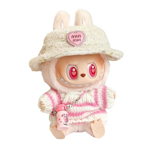 La-bubu Monster Kleidung, La-bubu Puppe Kleidung, La-bubu Keychain Doll Kleidung, Geschenke für Jungen und Mädchen(E) von HYDTQCL