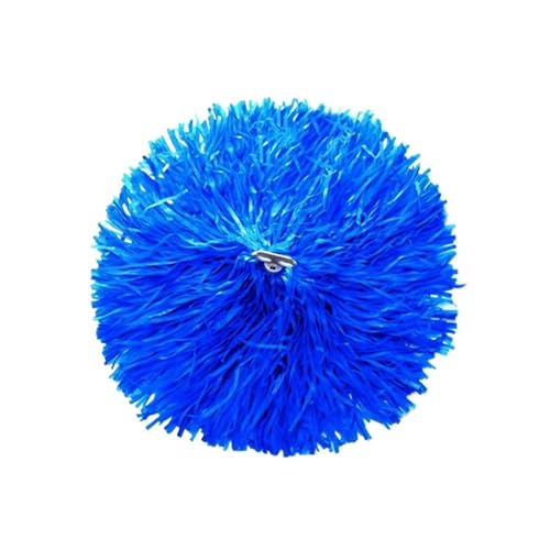 HYFEUOKF Cheerleader Bommel 1 Paar Konzert Fancy Wettbewerb Blume Cheerleading Jubelball Cheerleader Pompons Tanzparty Dekorateur Club Sportzubehör for Cheerleader(Blue Double Hole) von HYFEUOKF