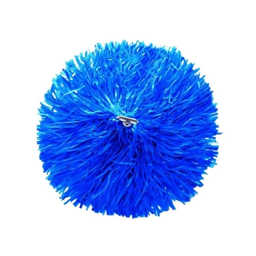 HYFEUOKF Cheerleader Bommel 1 Pair Concert Competition Flower Fancy Dance Party Decorator Cheerleader Pompoms Cheerleading Cheering Ball Club Sport Supplies for Cheerleader(Blue Double Hole) von HYFEUOKF