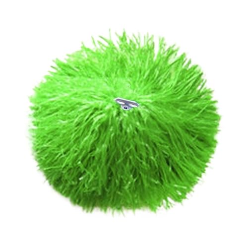HYFEUOKF Cheerleader Bommel 1 Pair Concert Competition Flower Fancy Dance Party Decorator Cheerleader Pompoms Cheerleading Cheering Ball Club Sport Supplies for Cheerleader(Green Double Hole) von HYFEUOKF