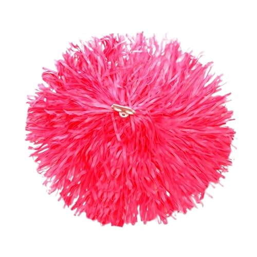 HYFEUOKF Cheerleader Bommel 1 Pair Concert Competition Flower Fancy Dance Party Decorator Cheerleader Pompoms Cheerleading Cheering Ball Club Sport Supplies for Cheerleader(Pink Double Hole) von HYFEUOKF
