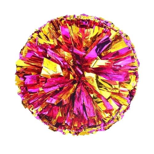 HYFEUOKF Cheerleader Bommel 2 praktische Cheerleader-Pompons for Sportwettkämpfe und Gesangskonzerte for Cheerleader(2pcs Ring A) von HYFEUOKF