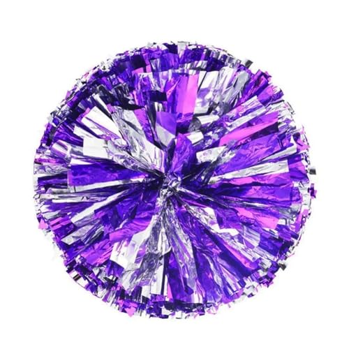 HYFEUOKF Cheerleader Bommel 32CM Cheerleading Poms Doppel Loch Griff Cheerleading Jubeln Ball Sport Spiel Gesangstanz Party Konzert Decor Club Liefert for Cheerleader(11) von HYFEUOKF