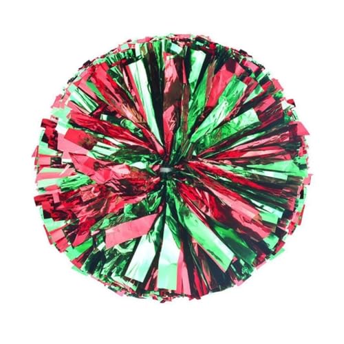 HYFEUOKF Cheerleader Bommel 32CM Cheerleading Poms Doppel Loch Griff Cheerleading Jubeln Ball Sport Spiel Gesangstanz Party Konzert Decor Club Liefert for Cheerleader(13) von HYFEUOKF