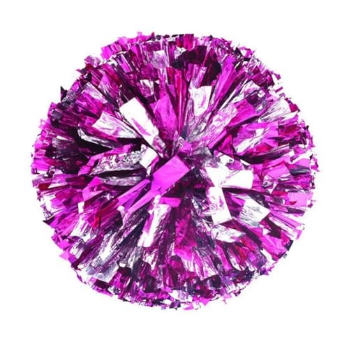 HYFEUOKF Cheerleader Bommel 32CM Cheerleading Poms Doppel Loch Griff Cheerleading Jubeln Ball Sport Spiel Gesangstanz Party Konzert Decor Club Liefert for Cheerleader(8) von HYFEUOKF