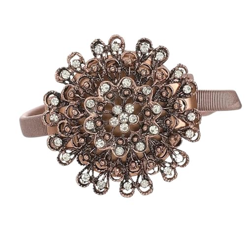 HYFEUOKF Vorhang Raffhalter Gedreht 2PCS Starke Magnet Vorhang Raffhalter Blume Geformt Magnetische Vorhänge Schnalle Fenster Screening Clip Zimmer Zubehör Attache Fur VorhäNge(Red Ancient 2) von HYFEUOKF