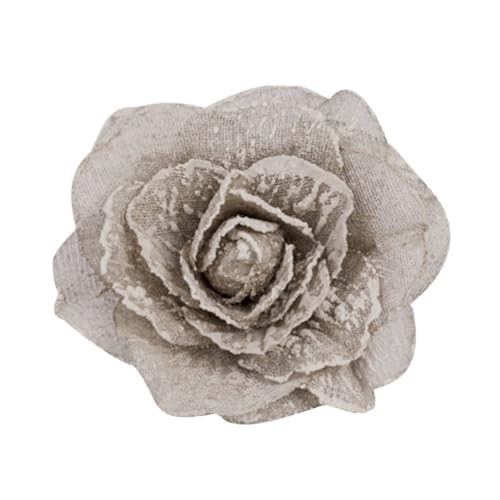 HYFEUOKF Vorhang Raffhalter Gedreht 3 Stück Blume Vorhänge Raffhalter Clip Stil Rose Vorhänge Raffhalter Dekor Magnet Vorhänge Schnalle Fenster Sichtschutz Vorhanghalter Fur VorhäNge(Coffee) von HYFEUOKF