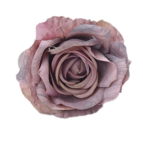 Vorhang Raffhalter Gedreht 4 Stück Blumenform-Vorhanghalter, Blumenform-Fenstervorhang-Schnallenclip for kleine dünne oder durchsichtige Fenstervorhänge, Heimdekoration Fur VorhäNge(Dark purple) von HYFEUOKF