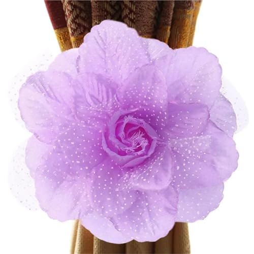 Vorhang Raffhalter Gedreht 4 Stück Seide Pfingstrose Blume Fenster Vorhang Riemen Vorhang Clip Vorhang Halter Raffhalter Schnalle Clips Hängen Raffhalter Vorhang Home Decor Fur VorhäNge(Purple 13x50cm Vorhang Raffhalter Gedreht 4 Stück Seide Pfingstrose Blume Fenster Vorhang Riemen Vorhang Clip Vorhang Halter Raffhalter Schnalle Clips Hängen Raffhalter Vorhang Home Decor Fur VorhäNge(Purple 13x50cm von HYFEUOKF