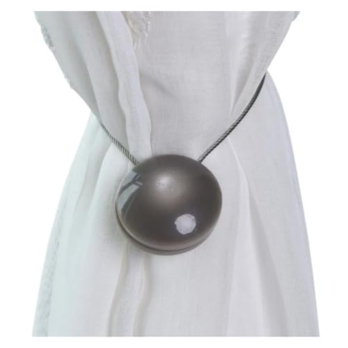 Vorhang Raffhalter Gedreht Magnetischer Vorhang-Raffhalter, 4 Stück, Blumen-Design, Vorhangschnallen, Halter, Haken, Clip for Heimdekoration, Outdoor, Schlafzimmer, Büro Fur VorhäNge(C4 11.4inch) von HYFEUOKF